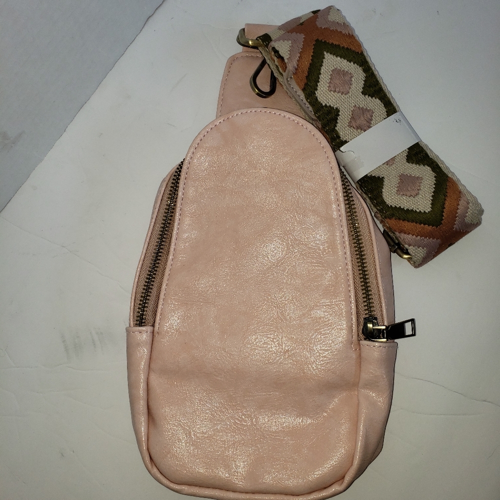 Pink Leather Women's Bag